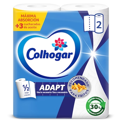 Papel de cocina Adapt Colhogar 2 unidades-0