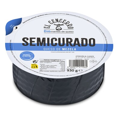 Queso semicurado El Cencerro de Dia 930 g-0 Queso semicurado El Cencerro de Dia 930 g-0