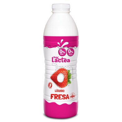 Yogur desnatado líquido sabor fresa Dia Láctea botella 1 Kg-0