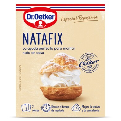 Preparado para montar nata natafix Dr. Oetker caja 30 g-1 Preparado para montar nata natafix Dr. Oetker caja 30 g-1