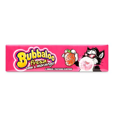 Chicles sabor fresa Bubbaloo bolsa 38 g-0