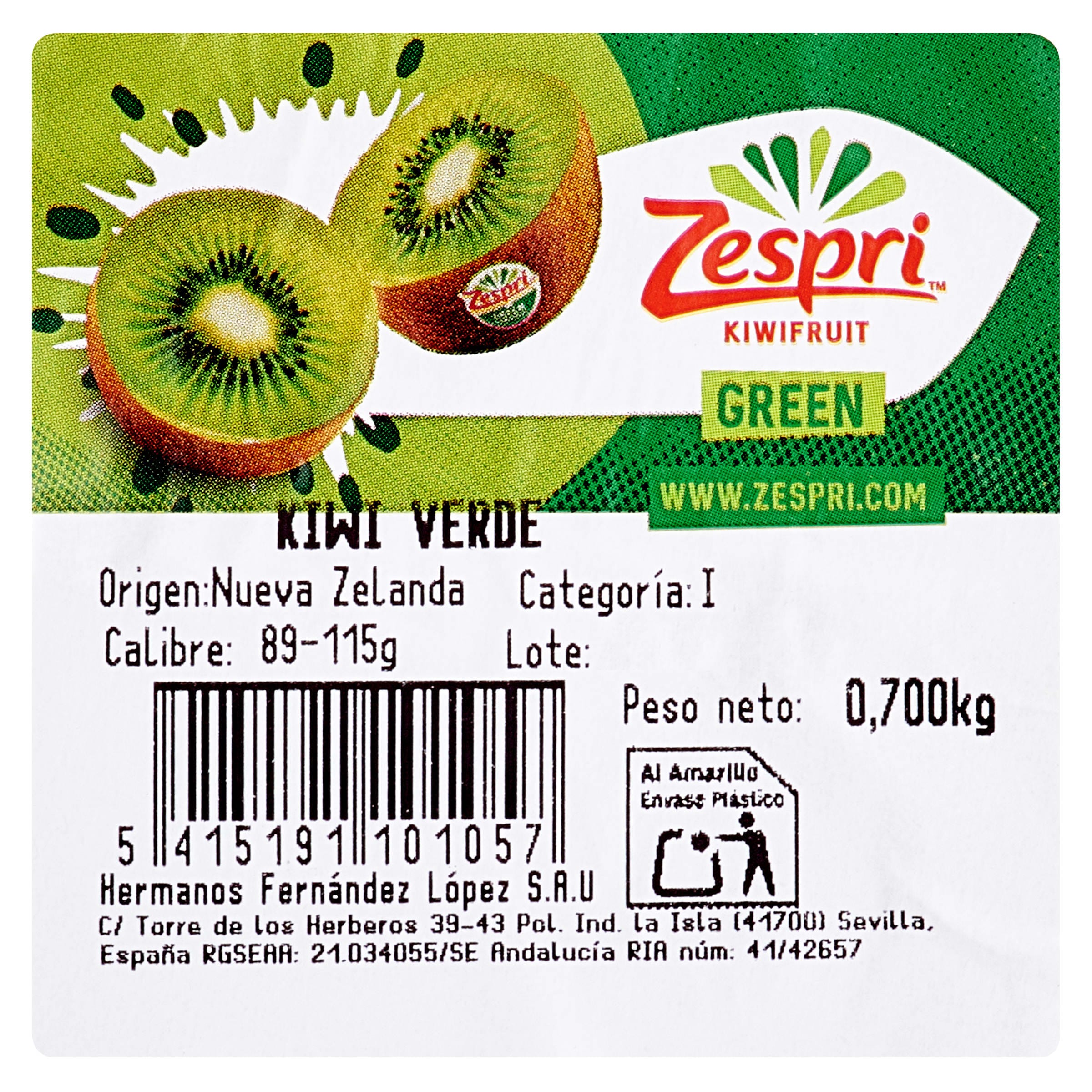 Kiwi verde Zespri 700 g