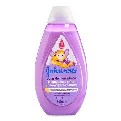 Champú gotas de fuerza Johnson botella 500 ml-0