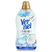 Suavizante concentrado aromaterapia coco Vernel botella 70 lavados