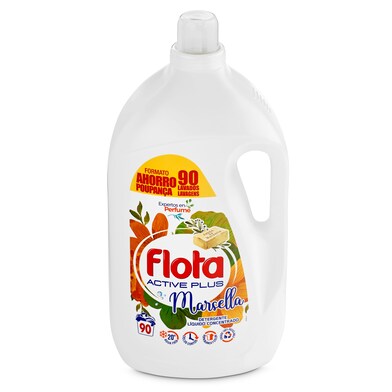 Detergente máquina líquido jabón marsella Flota botella 90 lavados-0