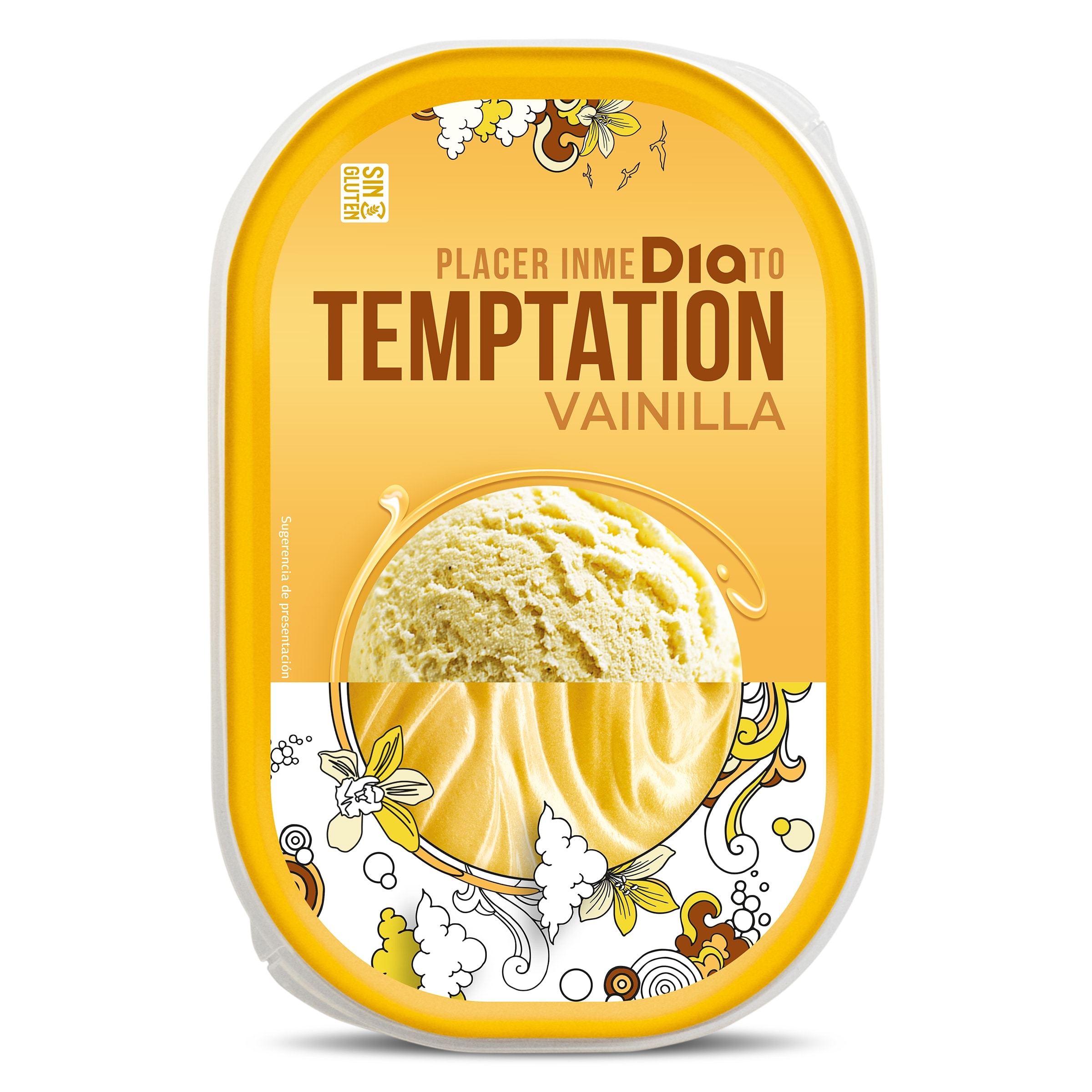 Barqueta de vainilla Dia Temptation 500 g