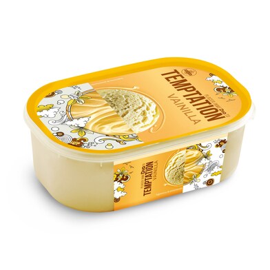 Helado sabor vainilla Temptation tarrina 500 g-0 Helado sabor vainilla Temptation tarrina 500 g-0