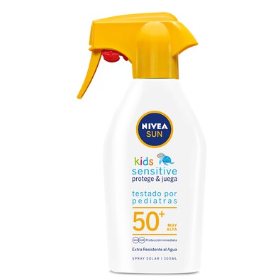 Protector solar sensitive spf +50 para niños Nivea bote 300 ml-0 Protector solar sensitive spf +50 para niños Nivea bote 300 ml-0
