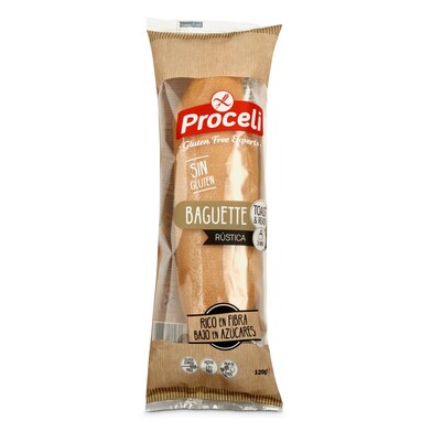 Baguette rústica sin gluten Proceli bolsa 120 g-0