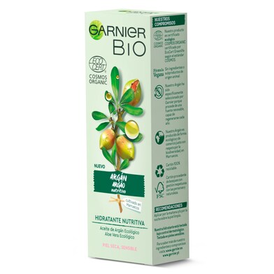 Crema facial hidratante nutritiva con argán Garnier caja 50 ml-0