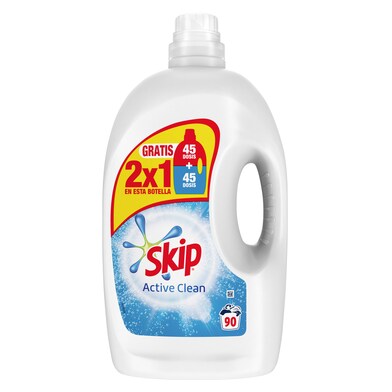 Detergente máquina líquido Skip botella 90 lavados-0 Detergente máquina líquido Skip botella 90 lavados-0