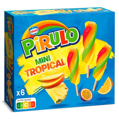 Helado mini pirulo tropical 6 unidades Nestlé caja 300 g-0 Helado mini pirulo tropical 6 unidades Nestlé caja 300 g-0