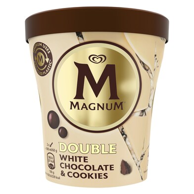 Helado white chocolate & cookies Magnum tarrina 300 g-0