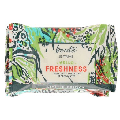 Toallitas refrescantes hello freshness pack Bonté Je t'aime de Dia bolsa 3 x 10 unidades-0