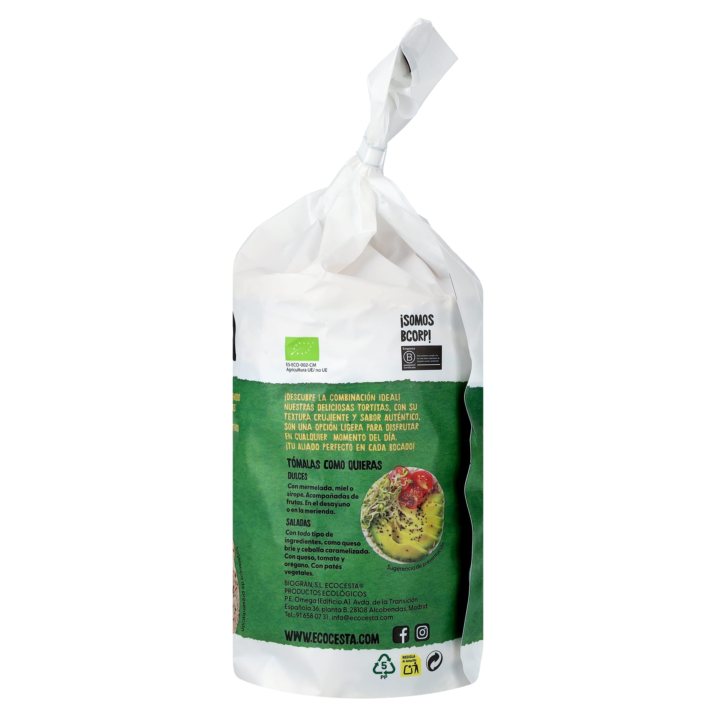 Tortitas de espelta bio Ecocesta 108 g