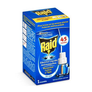 Insecticida eléctrico antimosquitos Raid 1 unidad-0 Insecticida eléctrico antimosquitos Raid 1 unidad-0