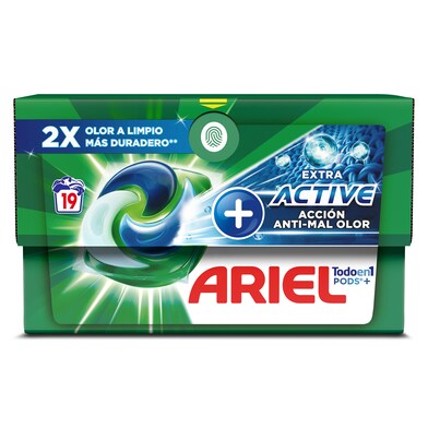 Detergente máquina cápsulas 3 en 1 active Ariel caja 19 lavados-0 Detergente máquina cápsulas 3 en 1 active Ariel caja 19 lavados-0