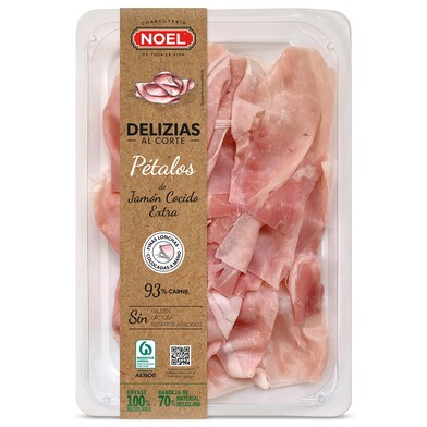 Pétalos de jamón cocido extra Noel sobre 90 g-0 Pétalos de jamón cocido extra Noel sobre 90 g-0