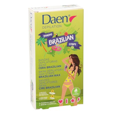 Bandas depilatorias bikini Daen caja 16 unidades-0