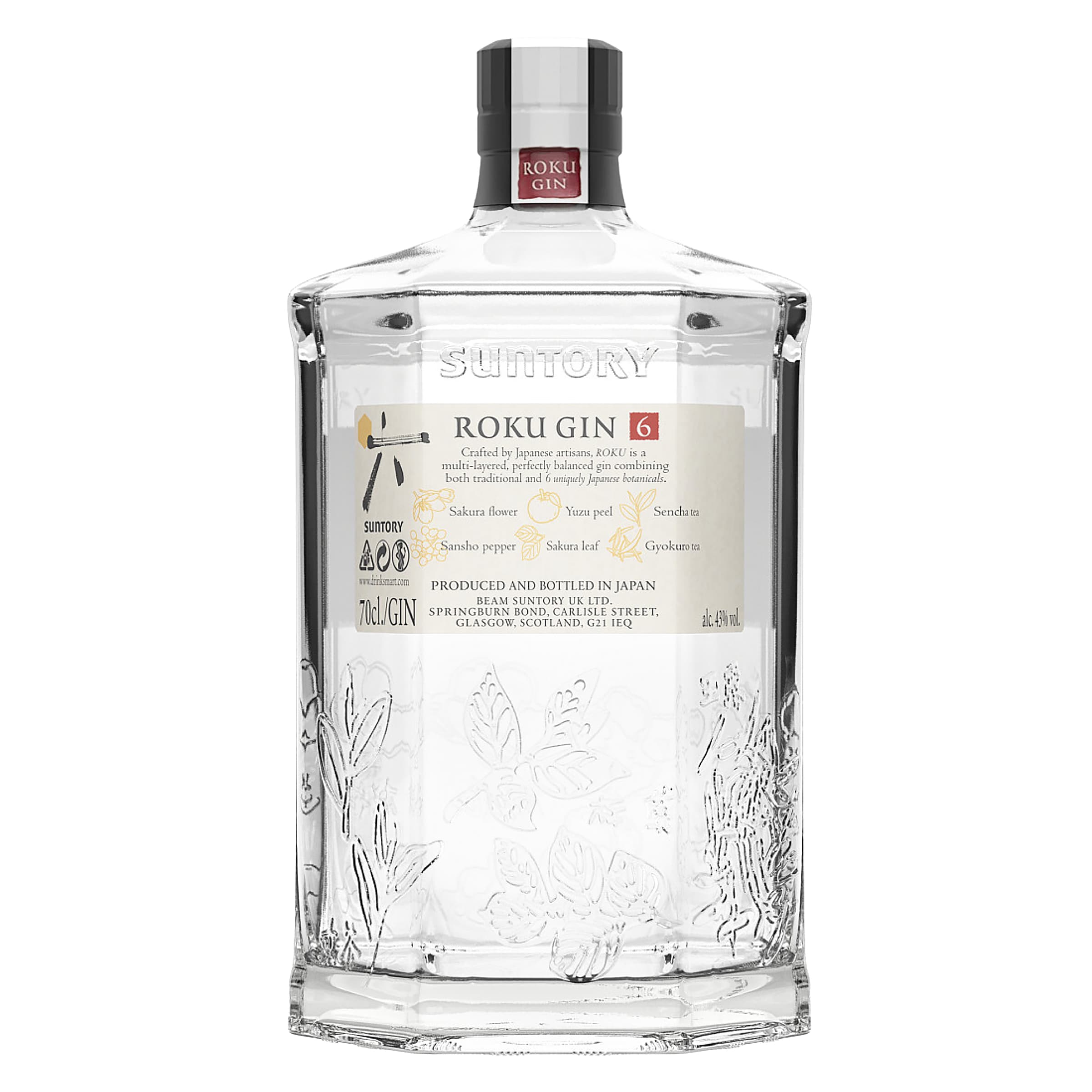 Ginebra japonesa Roku 70 cl