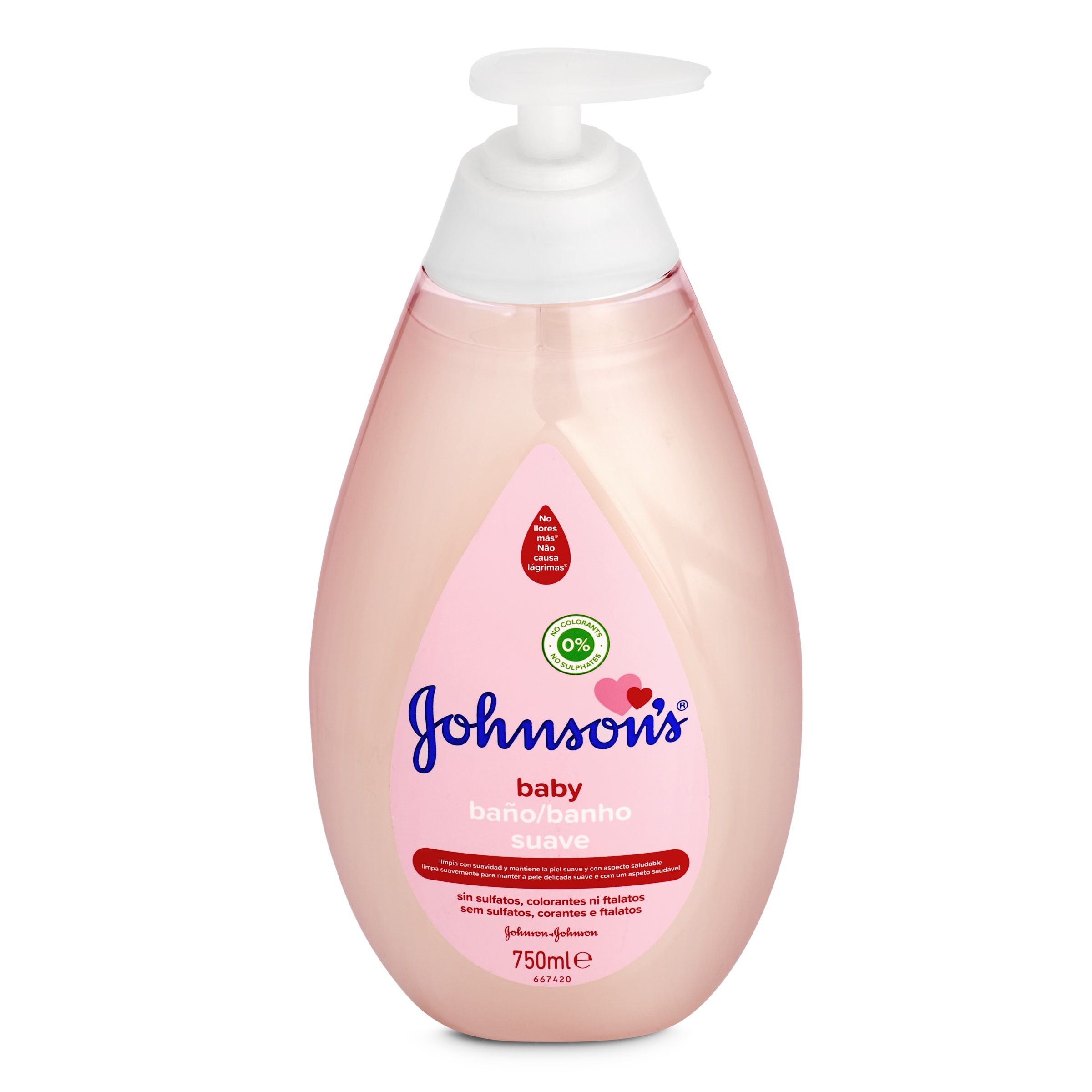 Gel de baño suave Johnson botella 750 ml-0