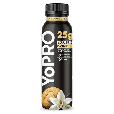 Yogur líquido con proteínas sabor vainilla Yopro botella 300 g-0