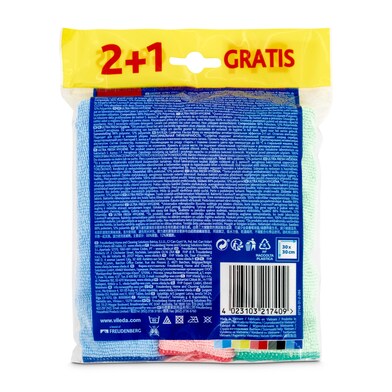 Bayeta microfibra ultra fresh Vileda bolsa 3 unidades-1 Bayeta microfibra ultra fresh Vileda bolsa 3 unidades-1