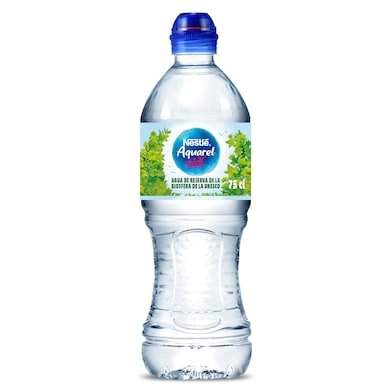 Agua mineral natural Aquarel botella 75 cl-0