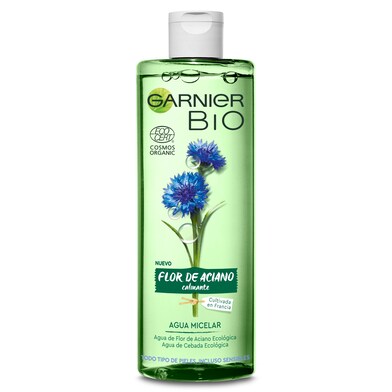 Agua micelar calmante flor de aciano todo tipo de pieles Garnier 400 ml-0