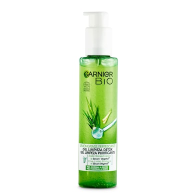 Gel limpiador detox refrescante lemongrass piel normal Garnier 150 ml-0