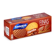 Galletas digestive finas con chocolate con leche Fontaneda caja 170 g