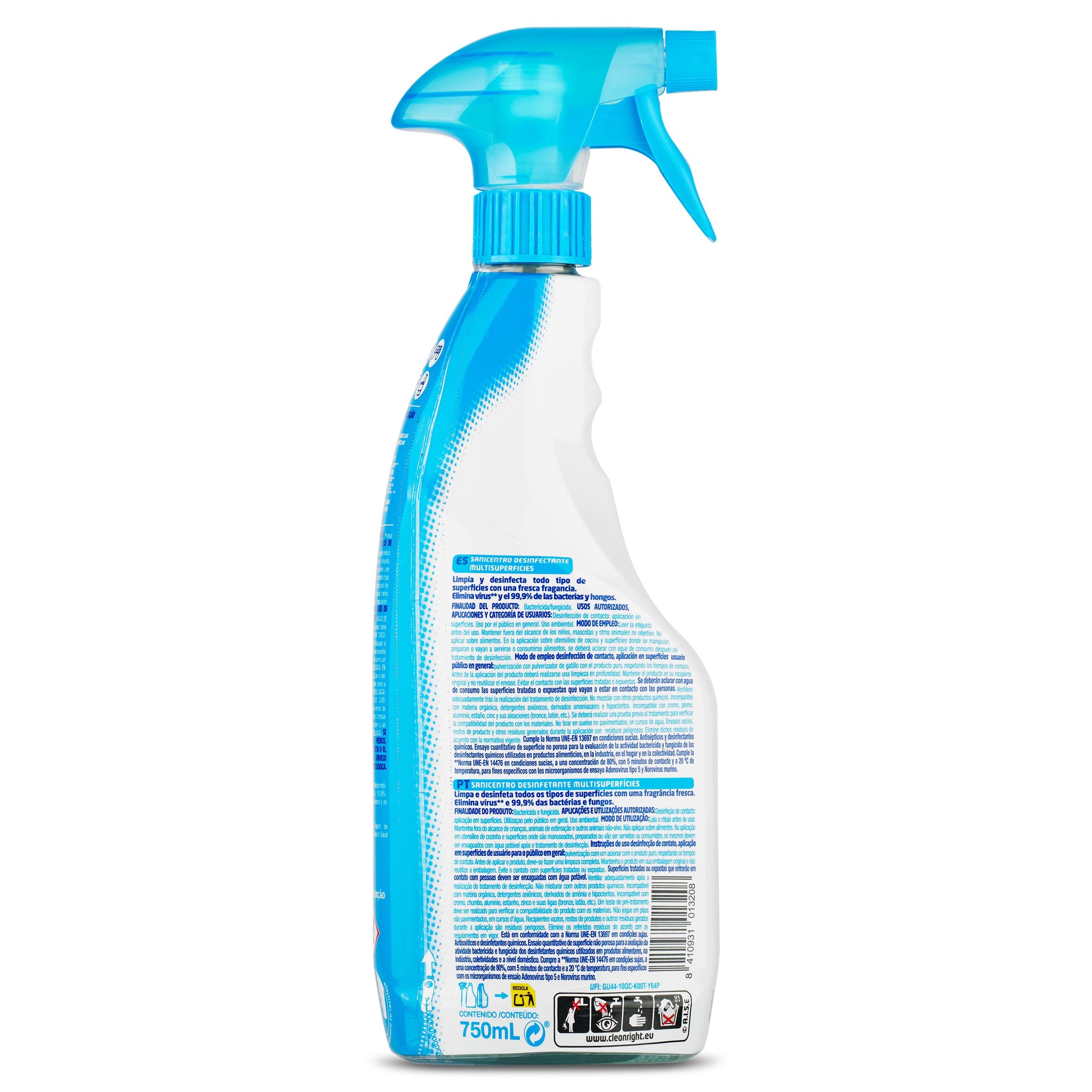 Limpiador multiusos Sanicentro 750 ml