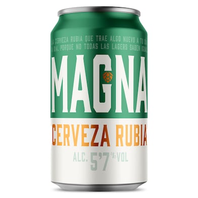 Cerveza magna San Miguel Magna lata 33 cl-0