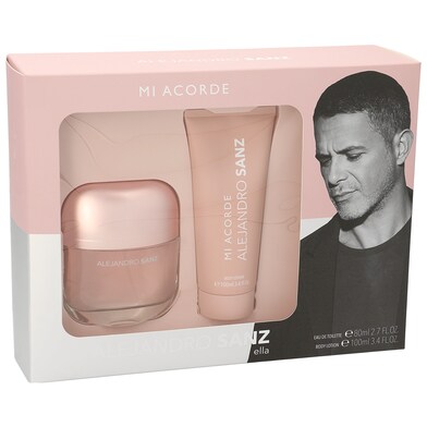 Pack mi acorde colonia 80 ml + loción corporal 100 ml Alejandro Sanz pack 2 unidades-0 Pack mi acorde colonia 80 ml + loción corporal 100 ml Alejandro Sanz pack 2 unidades-0