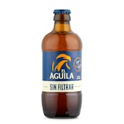 Cerveza lager sin filtrar El aguila botella 33 cl