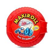 Chicle sabor fresa maxiroll Boomer caja 56 g