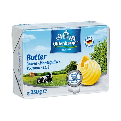 Mantequilla sin sal Oldenburger 250 g-0 Mantequilla sin sal Oldenburger 250 g-0