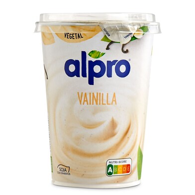 Yogur de soja sabor vainilla Alpro vaso 400 g-1 Yogur de soja sabor vainilla Alpro vaso 400 g-1