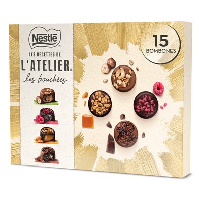 Surtido de bombones l'atelier Nestlé caja 186 g-0 Surtido de bombones l'atelier Nestlé caja 186 g-0