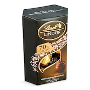 Bombones de chocolate negro Lindt Lindor caja 75 g