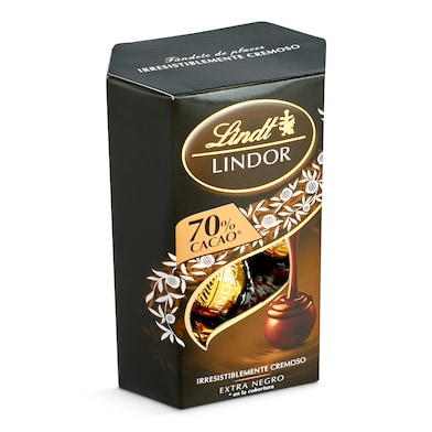 Bombones de chocolate negro Lindt Lindor caja 75 g-0
