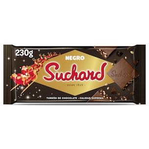 Turrón de chocolate negro Suchard 230 g