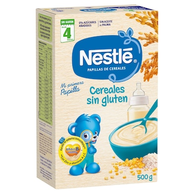 Papilla de cereales sin gluten Nestlé caja 500 g-0