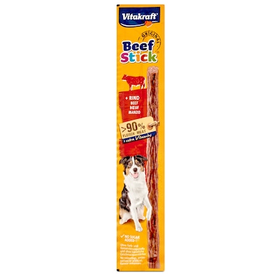 Snack para perros con buey Vitakraft bolsa 12 g-0