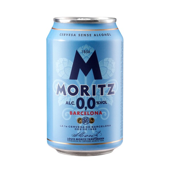 Cerveza 0,0% Alcohol Moritz Lata 33 Cl.
