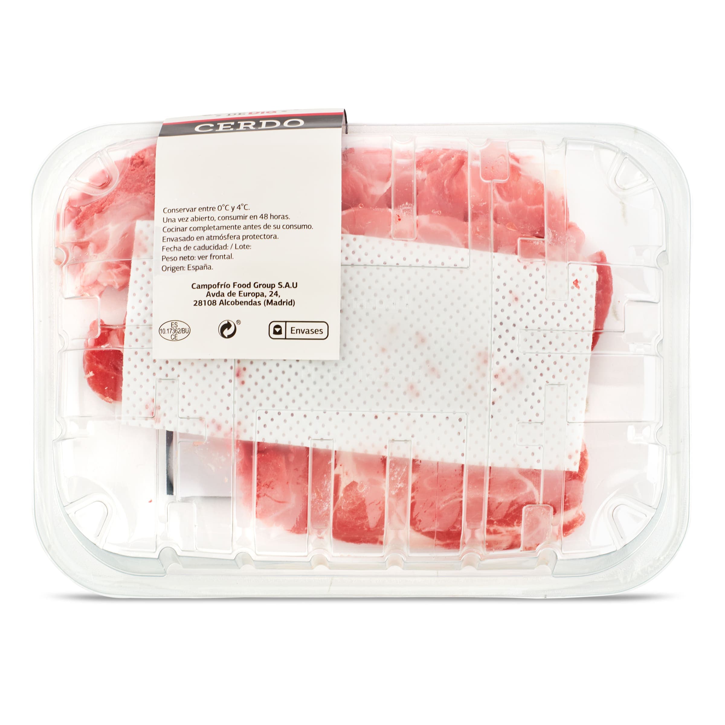 Chuleta de aguja de cerdo Selección de Dia 700 g aprox.