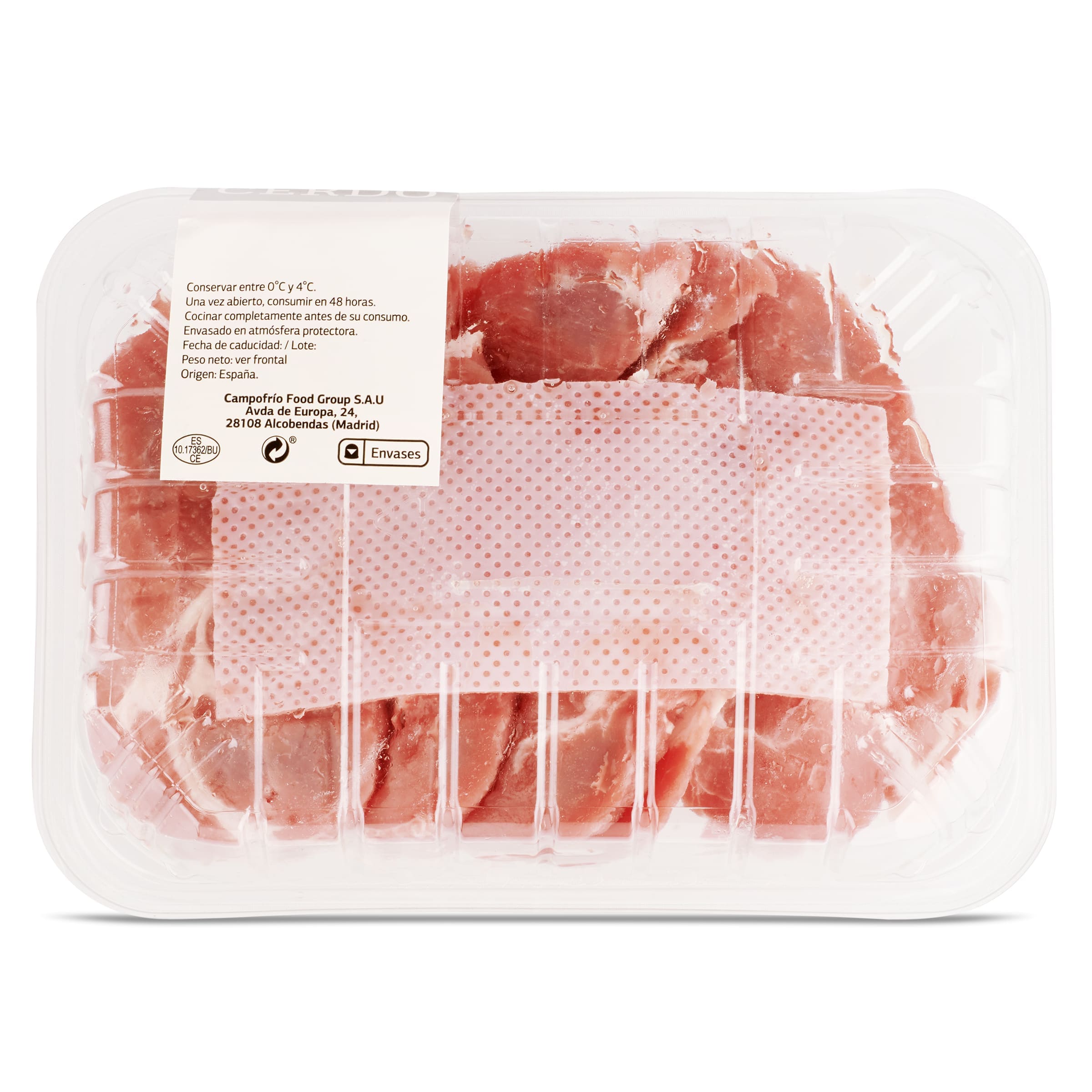 Filetes de cabeza de lomo de cerdo Selección de Dia 700 g aprox.