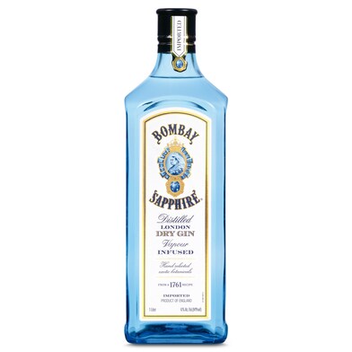 Ginebra Bombay botella 1 l-0 Ginebra Bombay botella 1 l-0