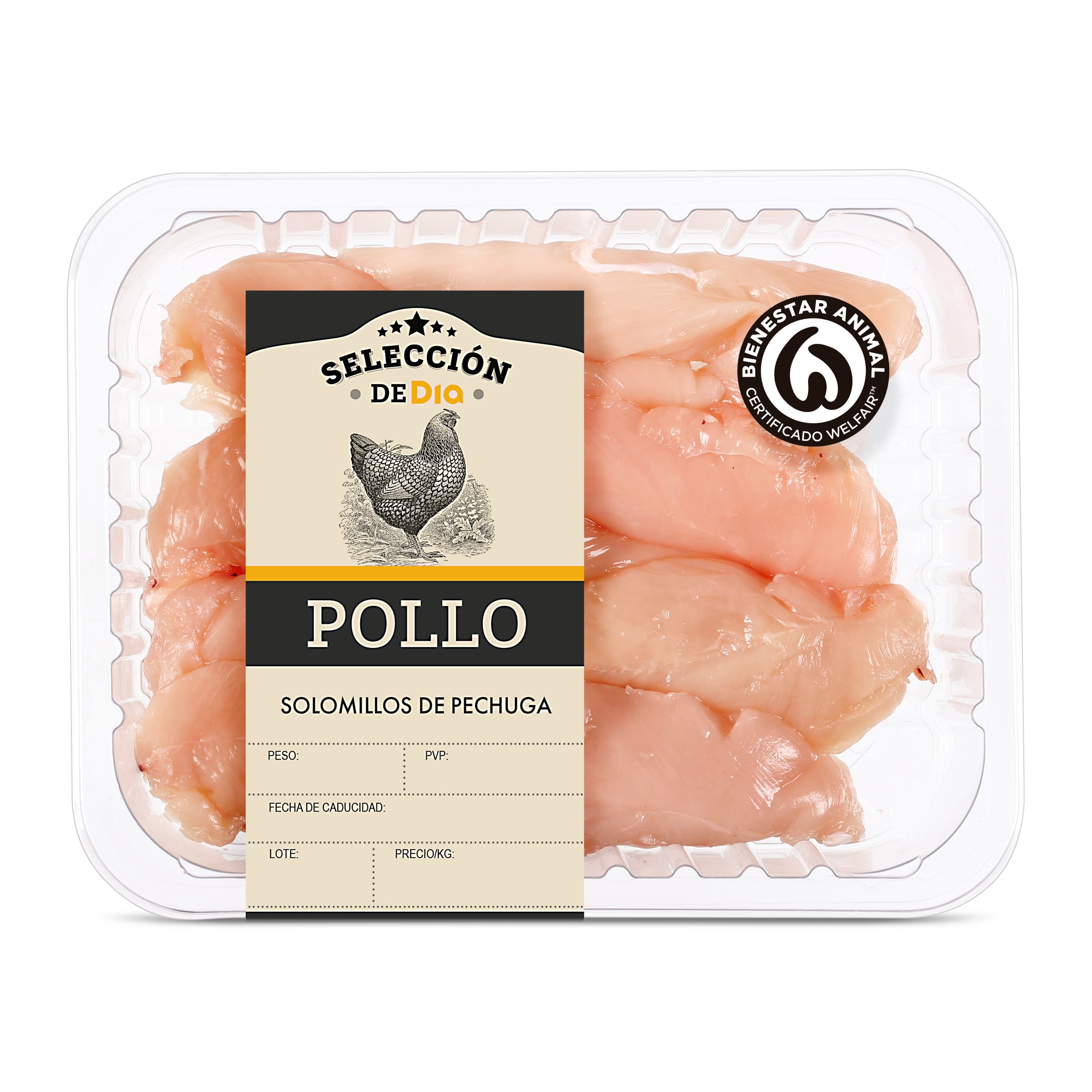Solomillos de pollo Selección de Dia 500 g aprox.
