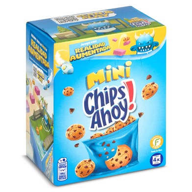 Mini galletas con pepitas de chocolate Chips Ahoy caja 160 g-0